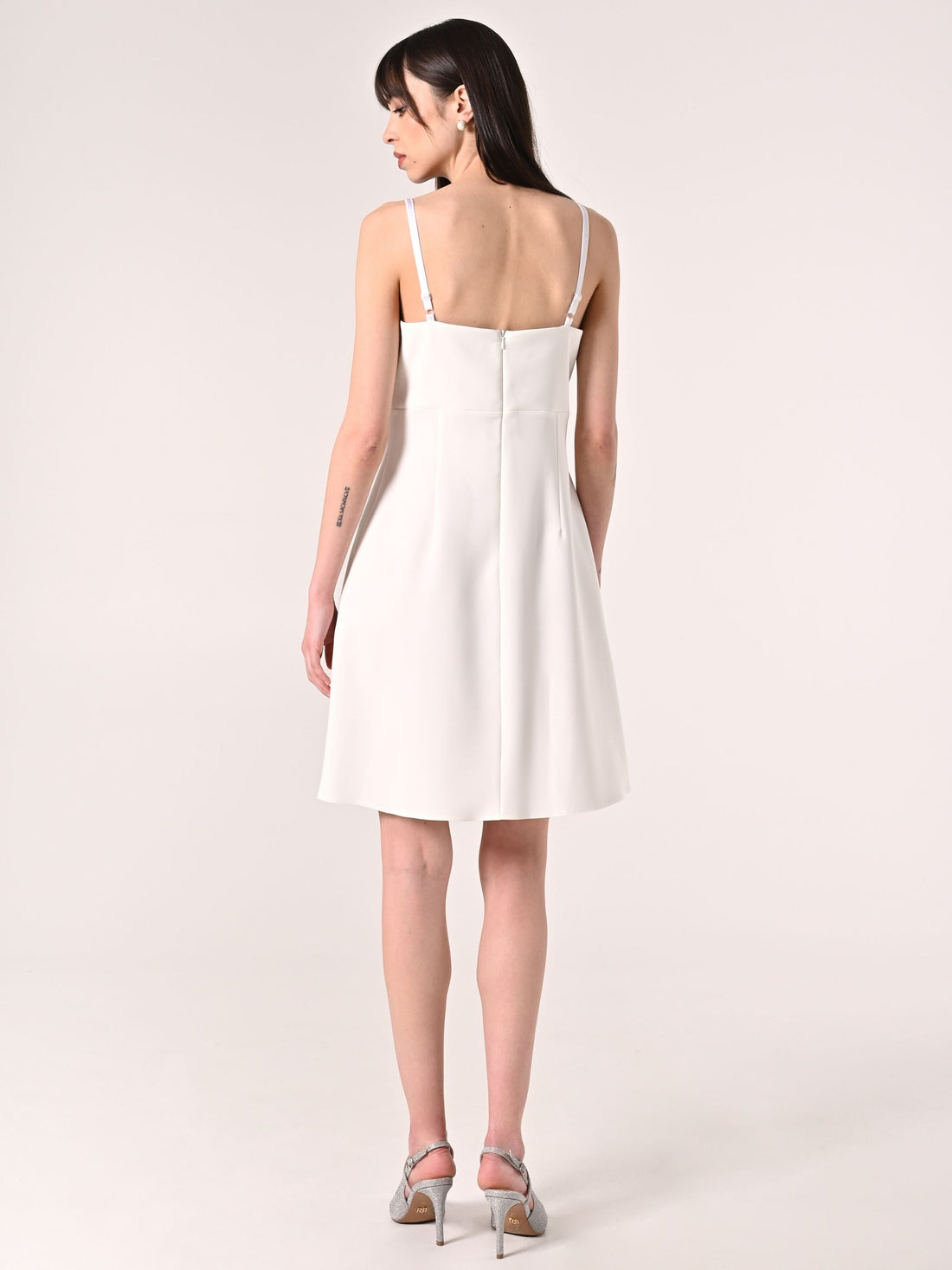Tubino Bianco con dettagli Strass