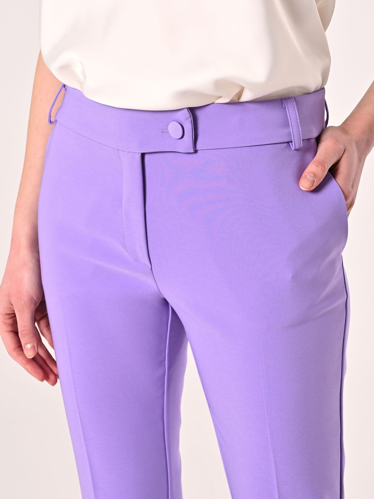 Pantaloni Lilla in Tessuto Tecnico