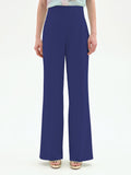 Pantalone a palazzo blu brillante