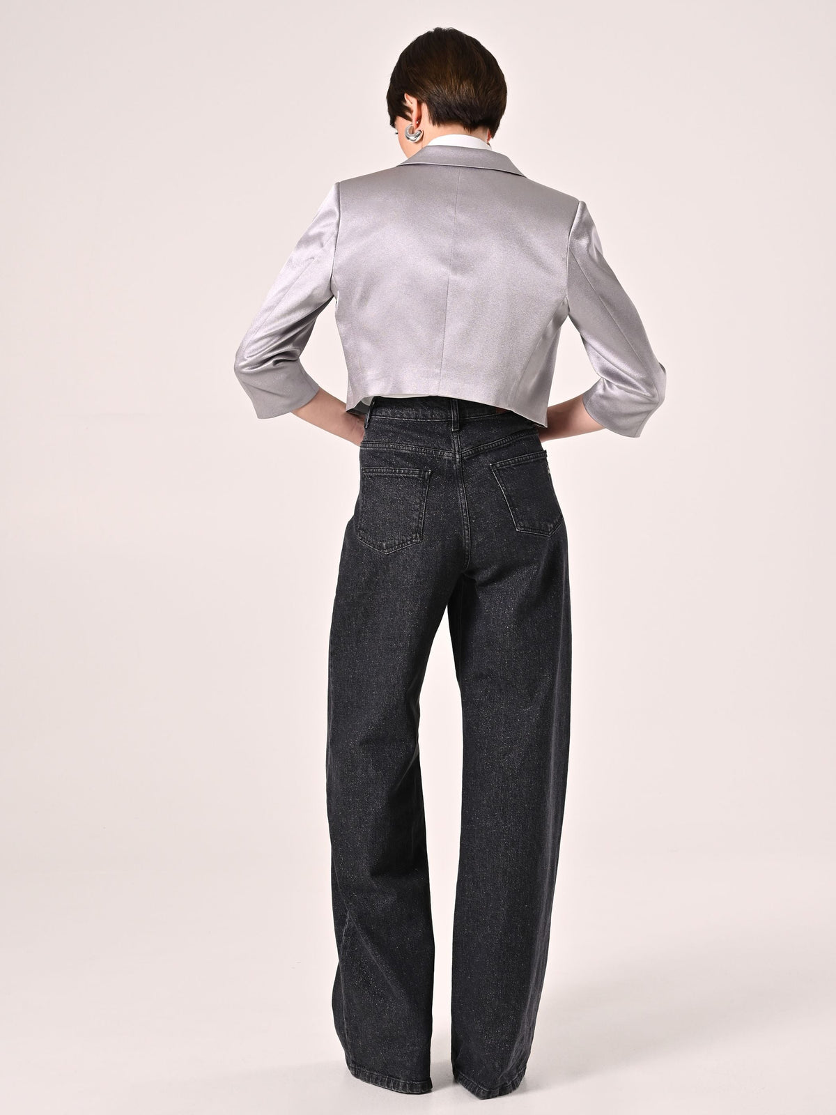Jeans Glitter Grigi