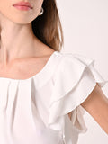 Blusa con Maniche ad Aletta