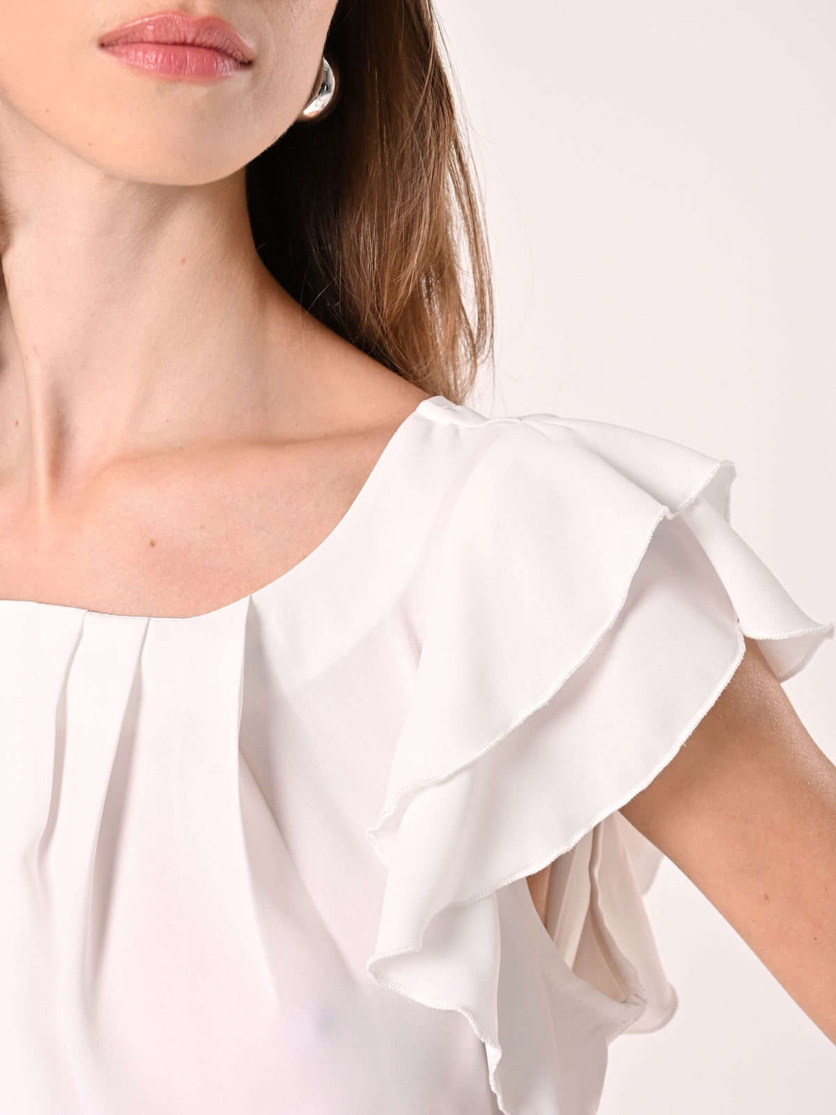 Blusa con Maniche ad Aletta