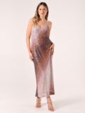 Abito Sottoveste in Paillettes Sfumate