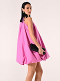 Abito Baloon Rosa Bubble in Cotone