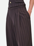 Pantalone palazzo gessato testa di moro Giorgia Palmas X Rinascimento