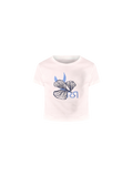 T-Shirt Bianca in Misto Viscosa