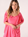 Stola in Georgette Rosa Camelia