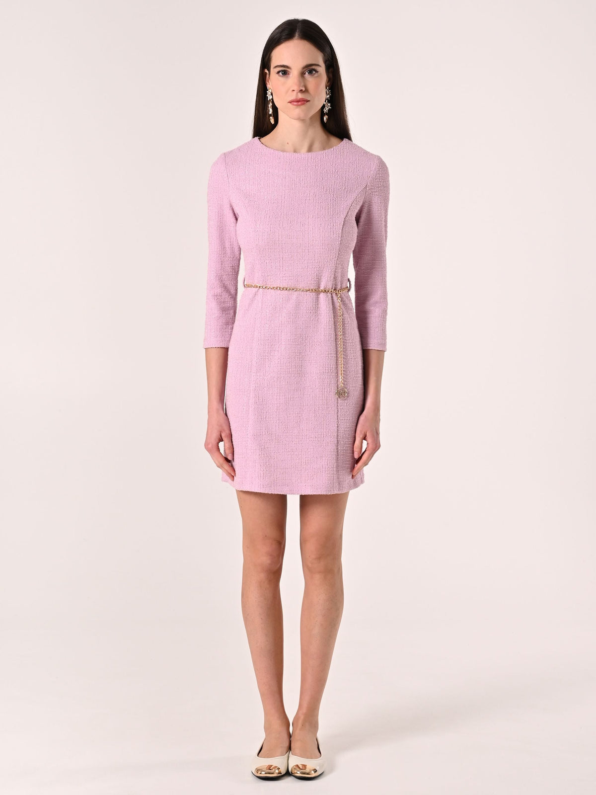 Tubino in Tweed Rosa