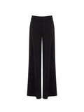 Pantalone nero in Punto Milano misto viscosa