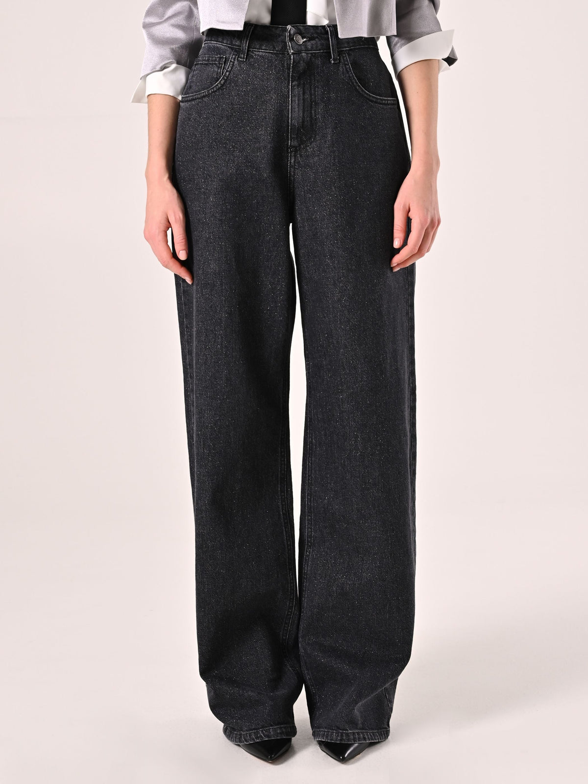 Jeans Glitter Grigi