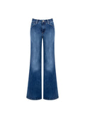 Pantaloni Jeans Wide Leg Blu