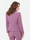 Giacca blazer doppiopetto rosa antico