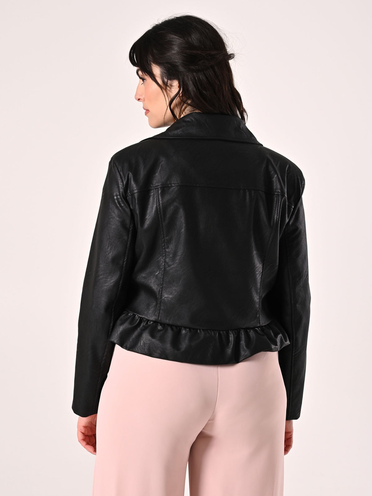 Giacca Curvy in Similpelle
