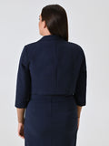 Giacca Corta Curvy Blu