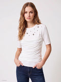 TShirt Bianca Pietre