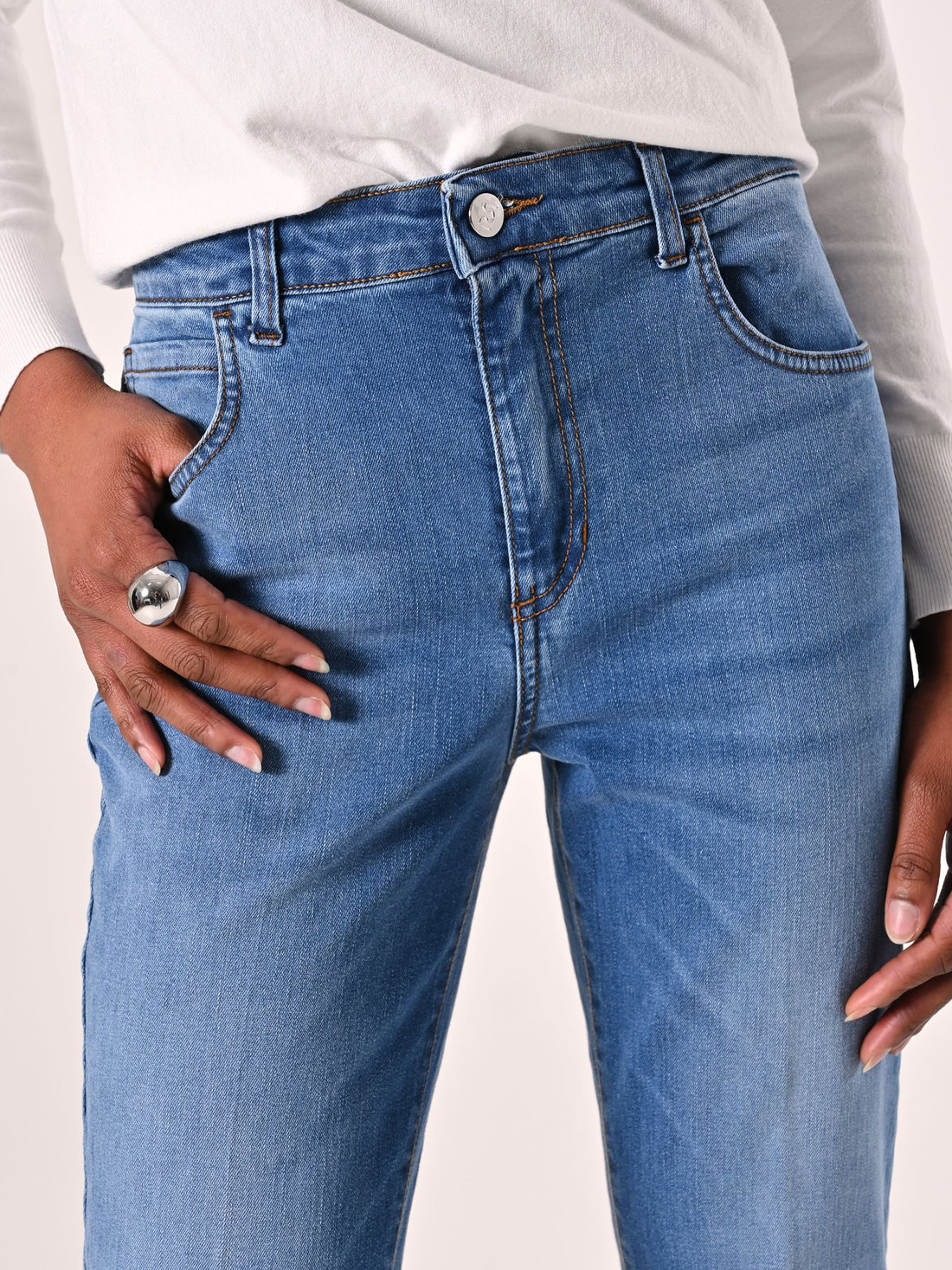 Jeans Flared Lavaggio chiaro