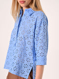 Camicia in Sangallo Azzurra