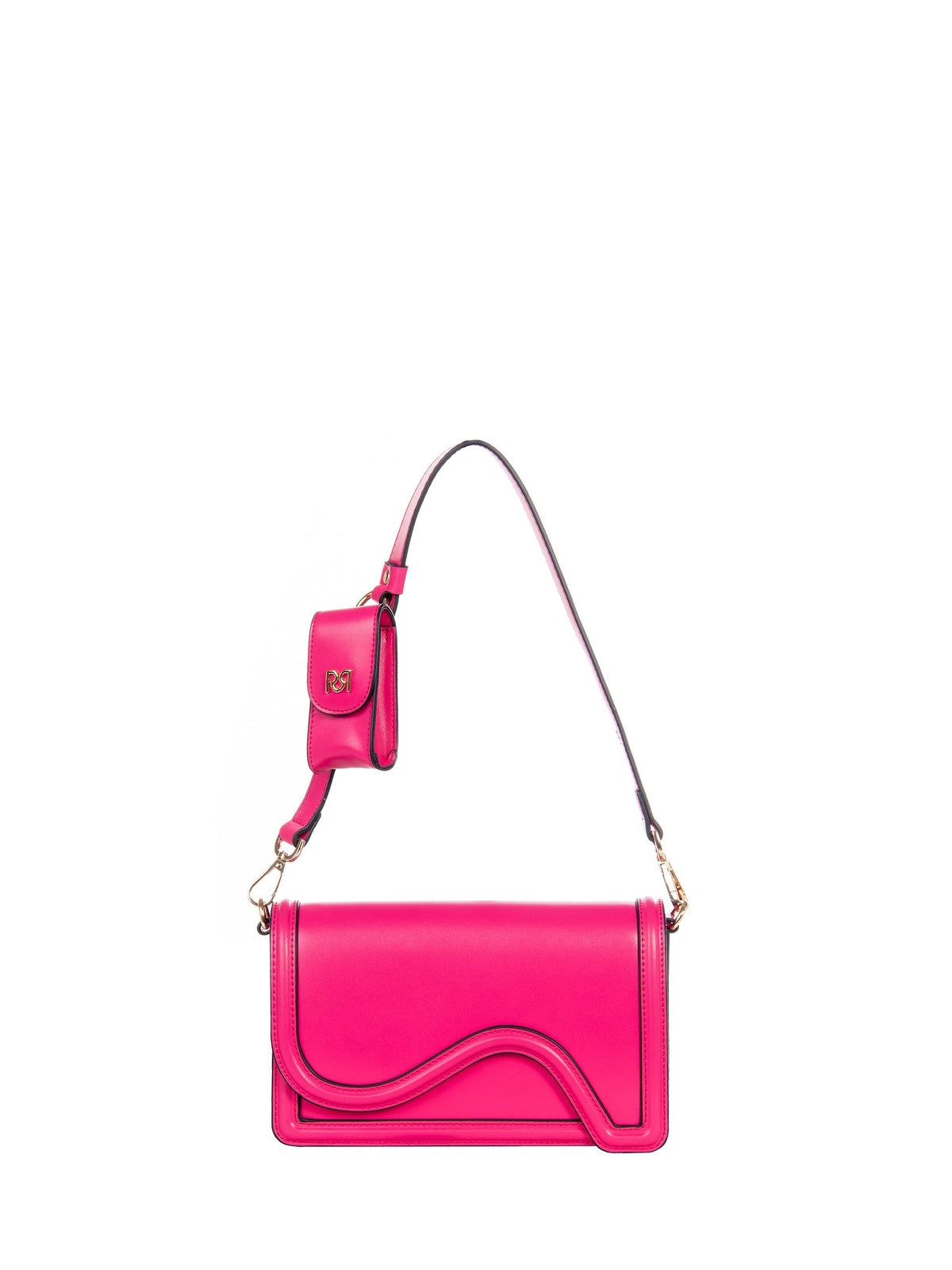 Borsa in Simil Pelle Fuxia