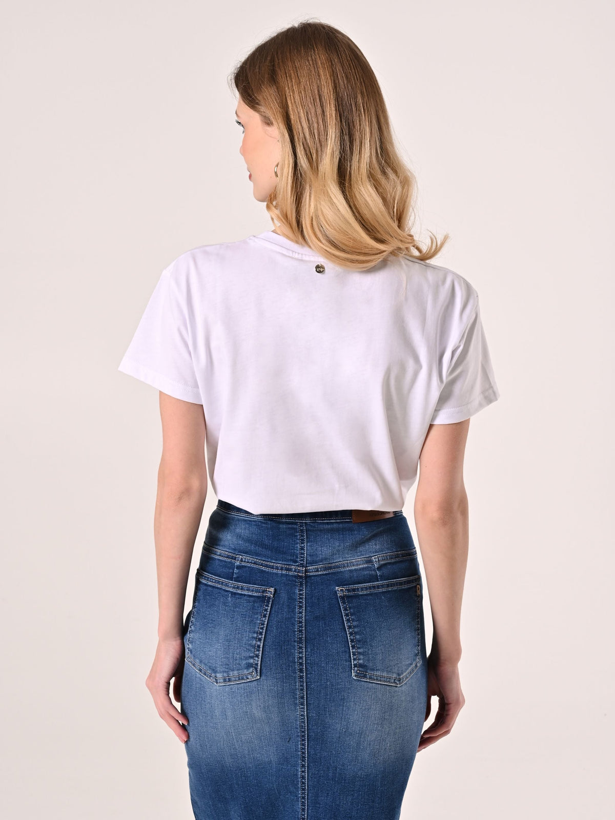 T-Shirt Baciami Bianca