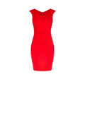 Tubino con scollo Incrociato Rosso