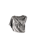 Blusa Monospalla in Cadi Laminato