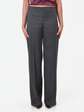 Pantalone grigio scuro a gamba dritta Giorgia Palmas X Rinascimento
