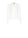 Blusa Bianca con Colletto