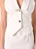 Tubino Bianco Gilet