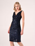 Tubino Paillettes Blu