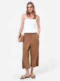 Pantaloni in Viscosa Marrone