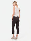 Pantalone moro marrone con spacchetto laterale
