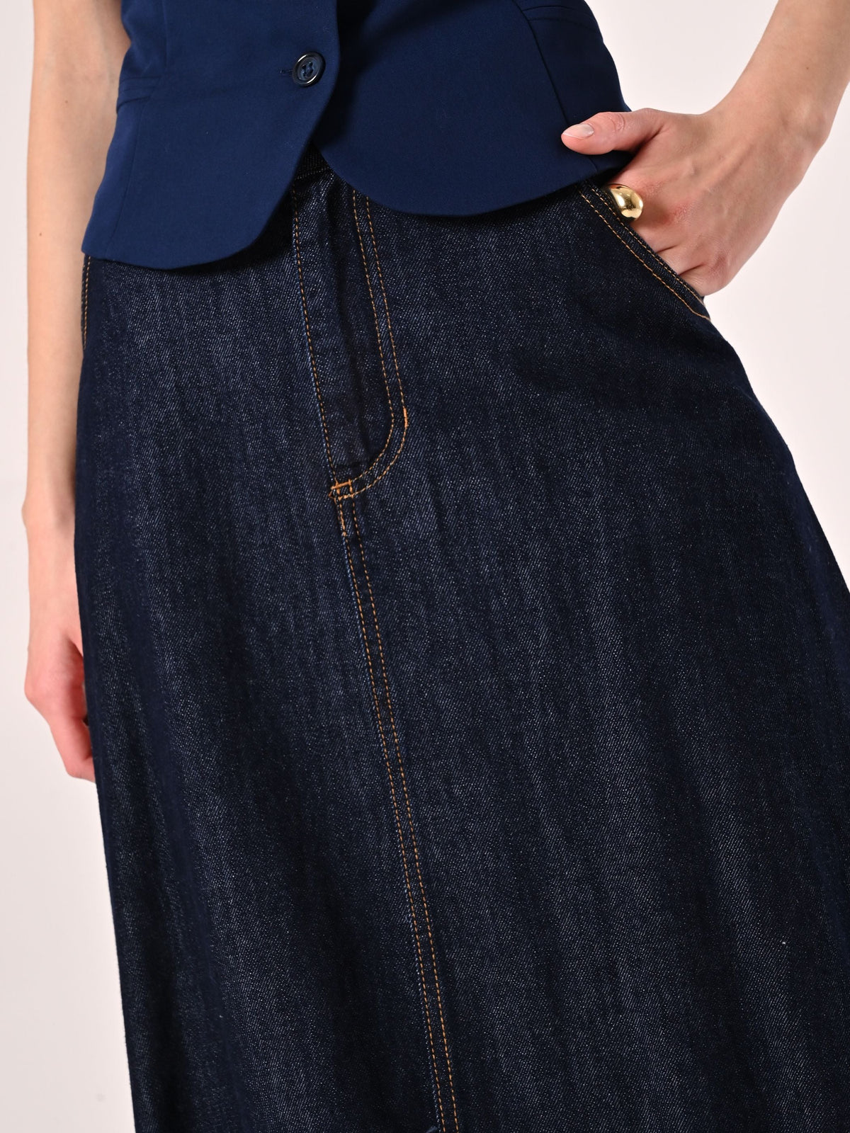 Maxi Gonna in Denim