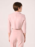 Giacca Corta Rosa Chiaro
