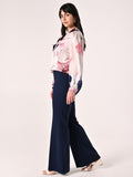 Pantaloni Curvy Blu