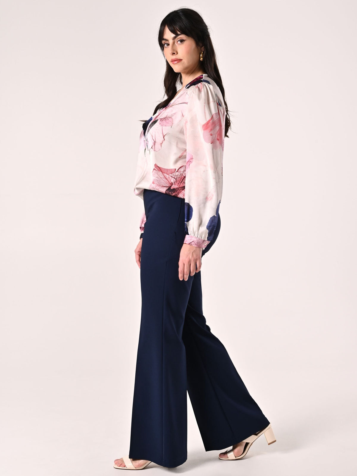 Pantaloni Curvy Blu