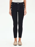 Jeans skinny blu stile marinniére