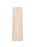 Pantalone a palazzo tortora beige in viscosa