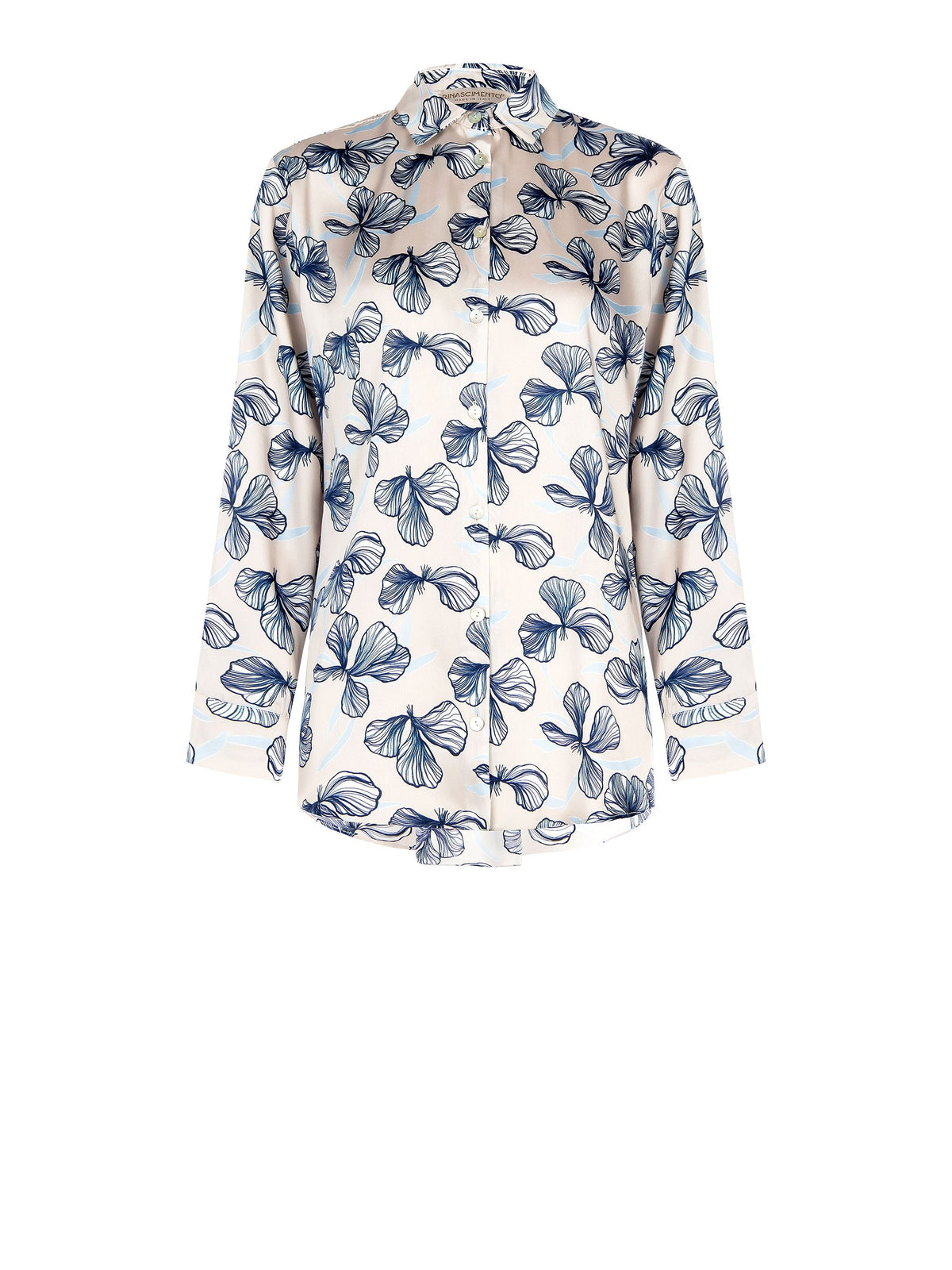 Camicia in Raso stampa Floreale