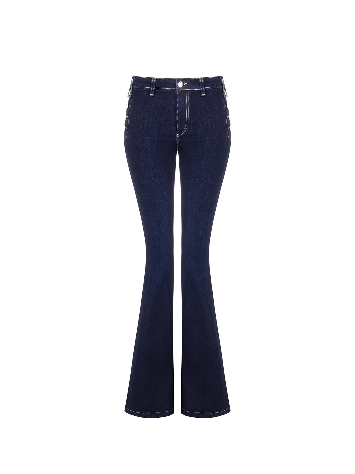 Jeans Flared Bottoni