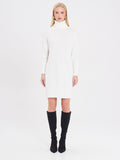 Abito in Maglia Bianco