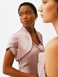 Coprispalla atelier rosa blush in raso