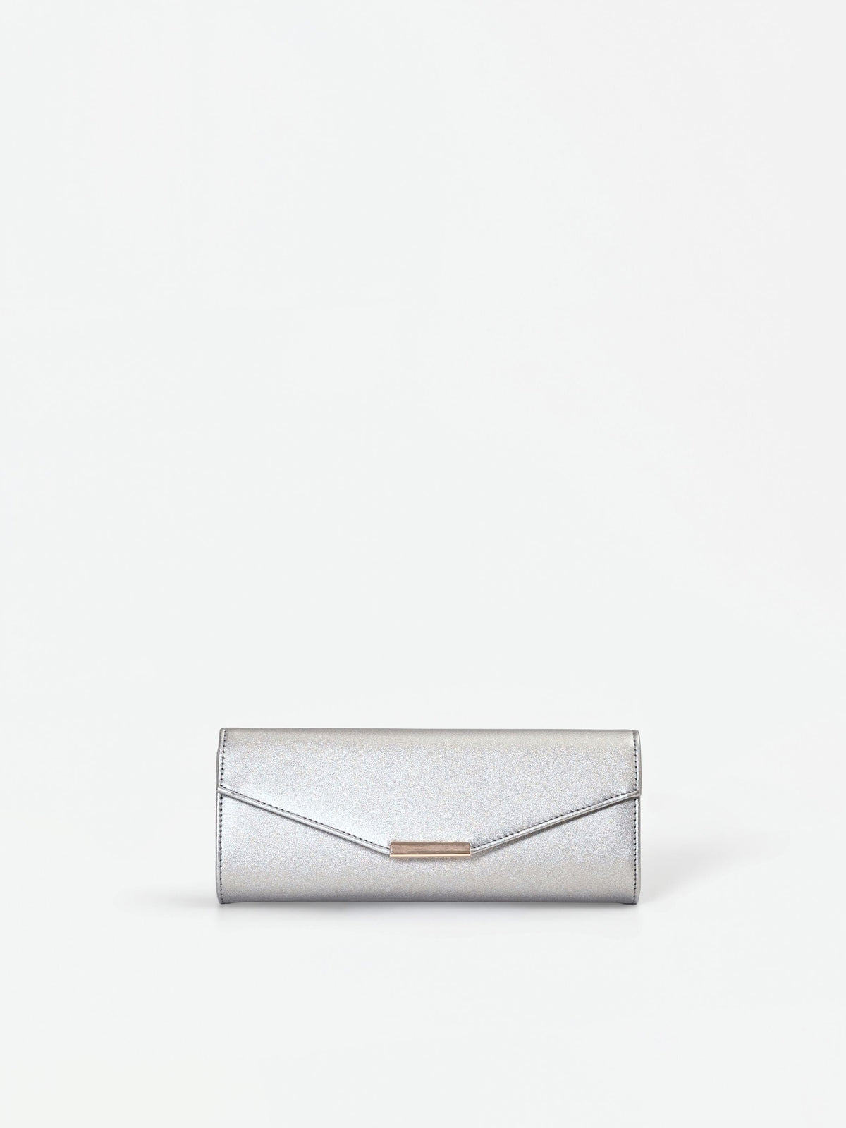 Pochette con texture metallizzata