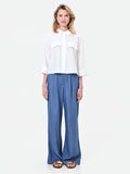 Camicia boxy bianca con tasche