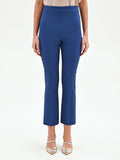 Pantalone a trombetta blu brillante