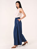 Pantaloni Ampi in Chambray