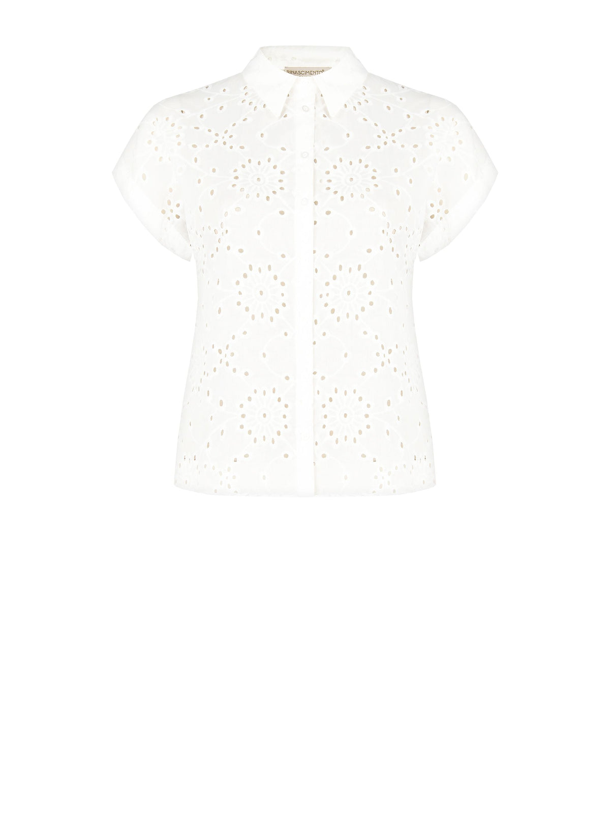 Camicia Curvy in Sangallo