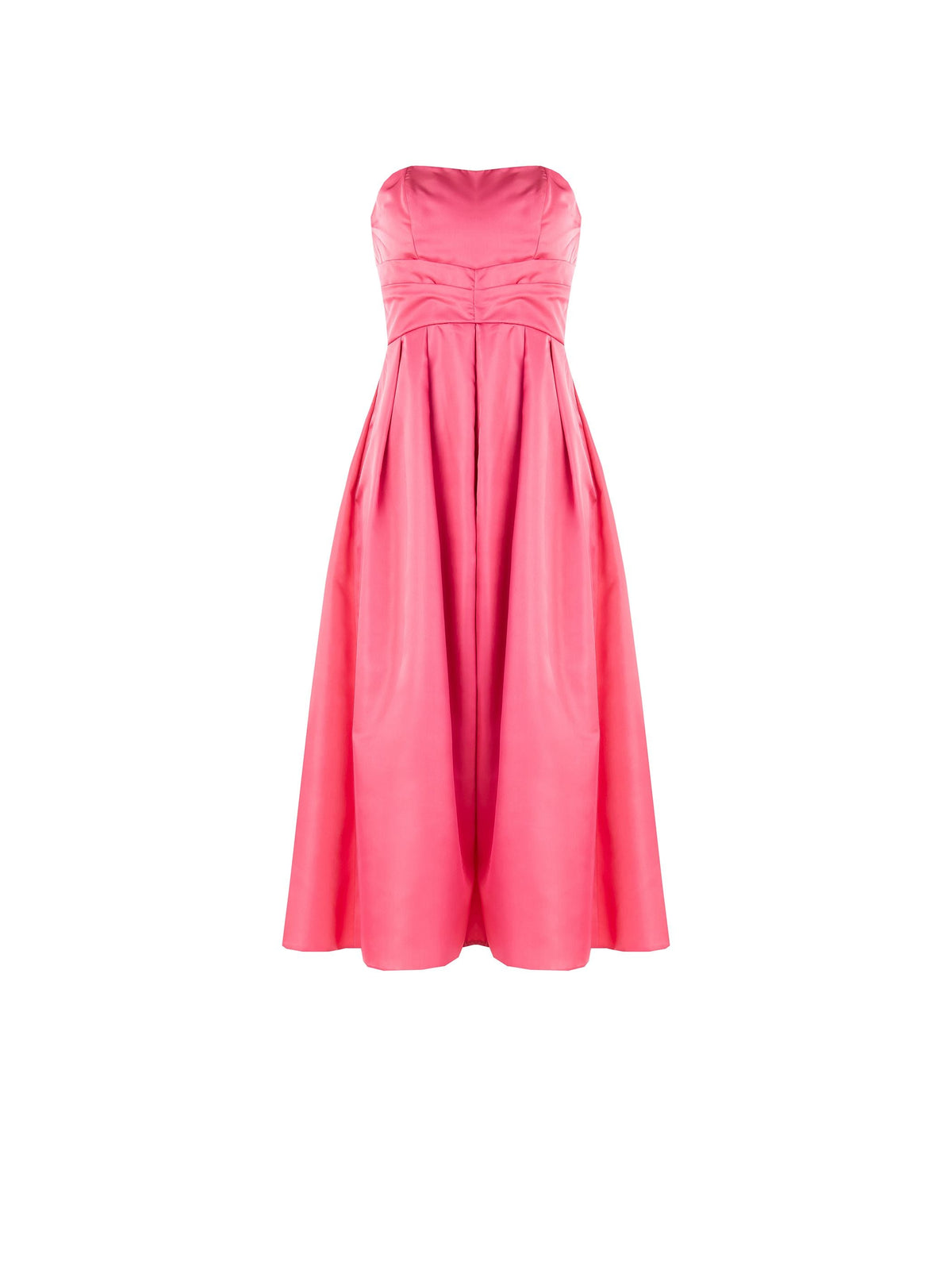 Abito Bustino a Ruota in Twill Camelia