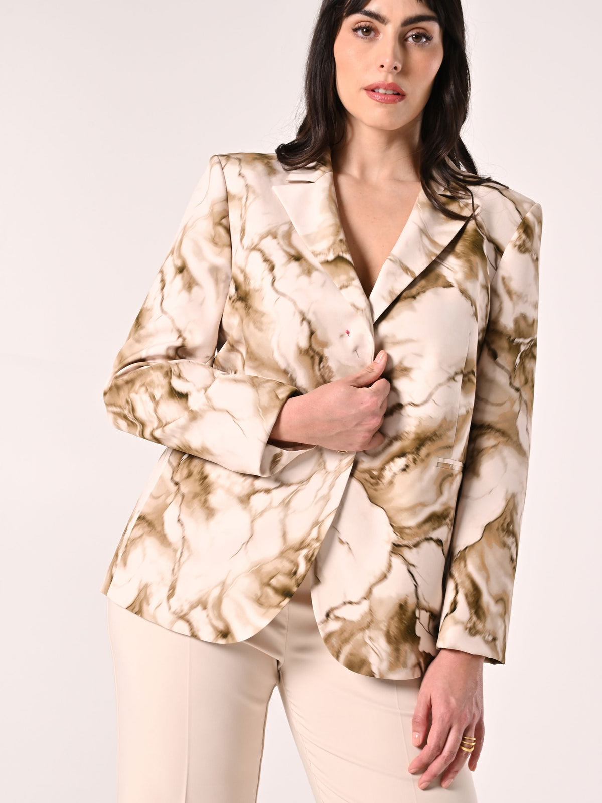 Giacca Curvy Marmorizzata