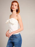 Top Bianco con Maxi Fiocco