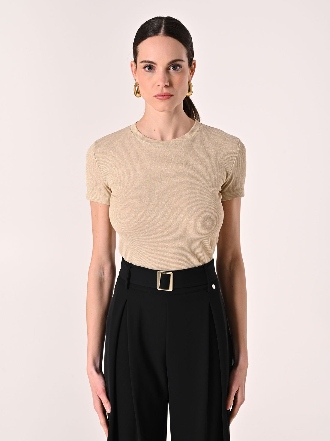T-Shirt Lurex Oro